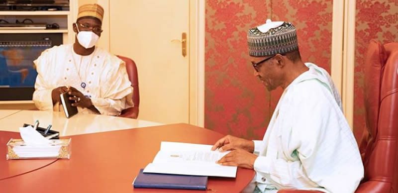 Nasarawa governor abdullahi sule and buhari