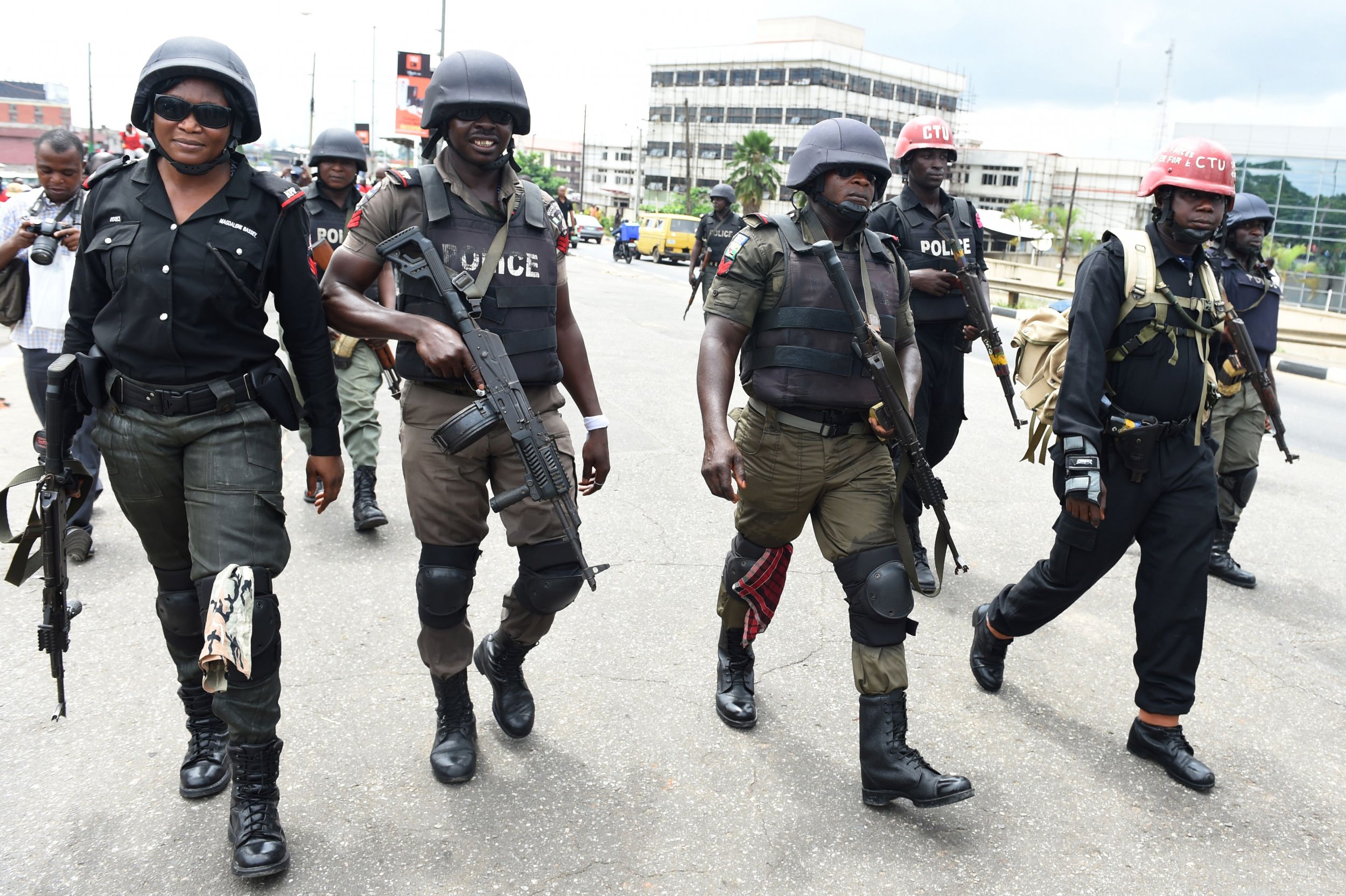 Nigeria anti riot police